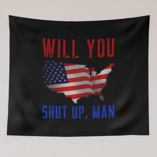 Item preview, Will you shut up man - Biden Debate 2020 designed and sold by ChaseCoClothing.