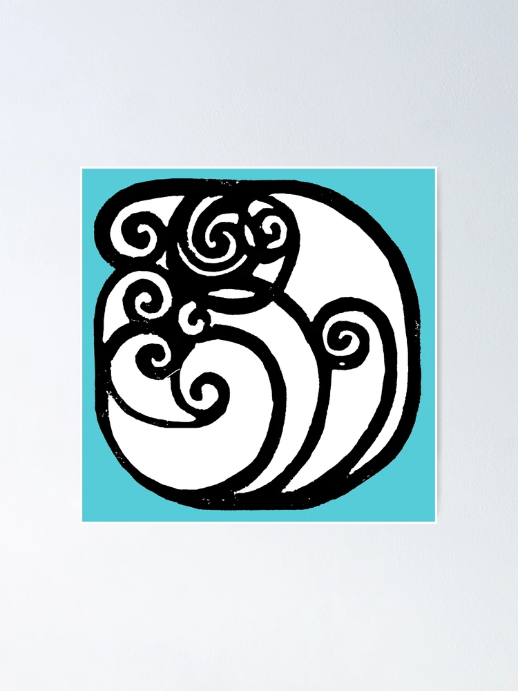 Thumbnail 1 of 3, Poster, Curly Pattern designed and sold by FMontecchi.