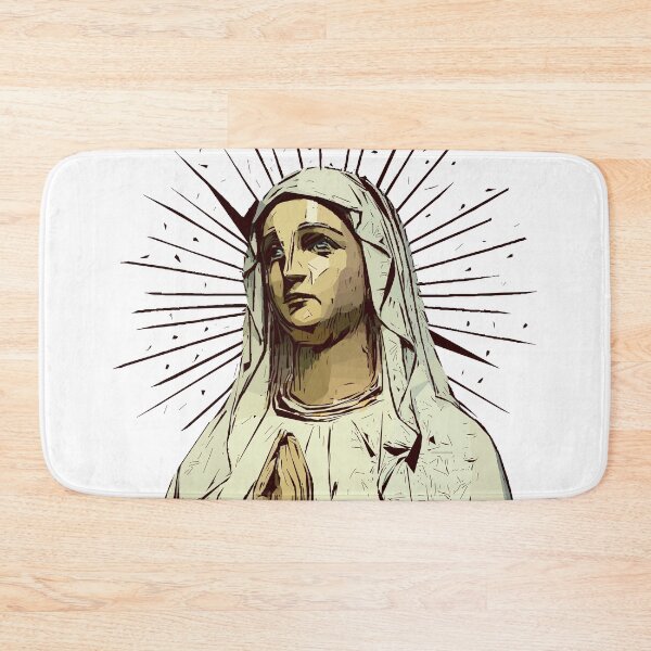 Item preview, Colorful line drawing Beautiful picture of Mary Mother of Jesus Beautiful designed and sold by Shirtilike.