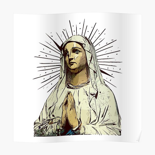 Blessed Virgin Mary, Conceptual Hand Drawing Sketch Stock Photo, Picture  and Royalty Free Image. Image 23216811.