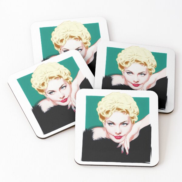 Item preview, Kim Novak - An illustration by Paul Cemmick designed and sold by TIGERDAVER.