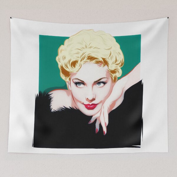 Item preview, Kim Novak - An illustration by Paul Cemmick designed and sold by TIGERDAVER.
