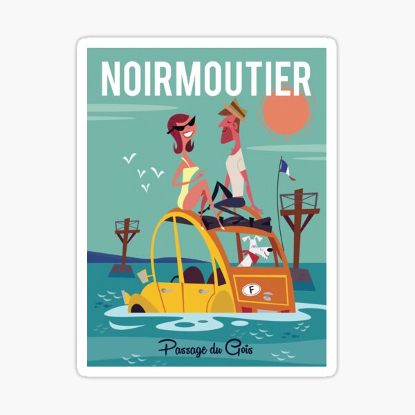 Item preview, Noirmoutier poster designed and sold by GAGodel.