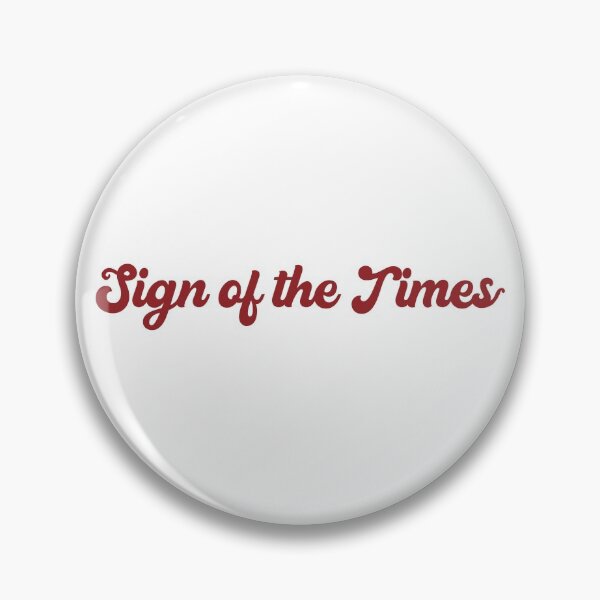 Item preview, Sign of the Times Sticker designed and sold by ShreyIllustrate.