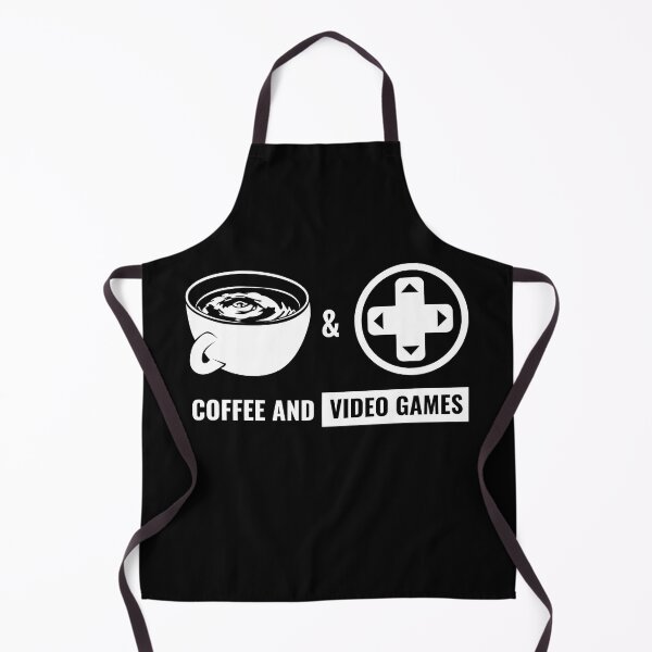 Item preview, Video Games & Coffee Dpad White designed and sold by jacks-tees.