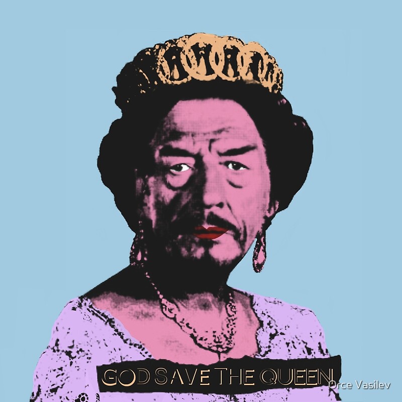 "God Save the Queen" Art Prints by Orce Vasilev Redbubble