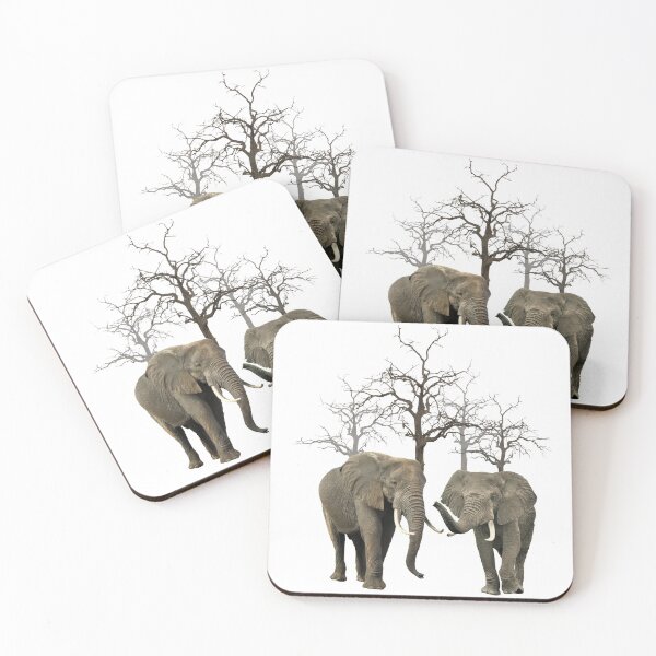Item preview, Elephants and trees on safari in Kenya / Africa designed and sold by TShirtsundMehr.