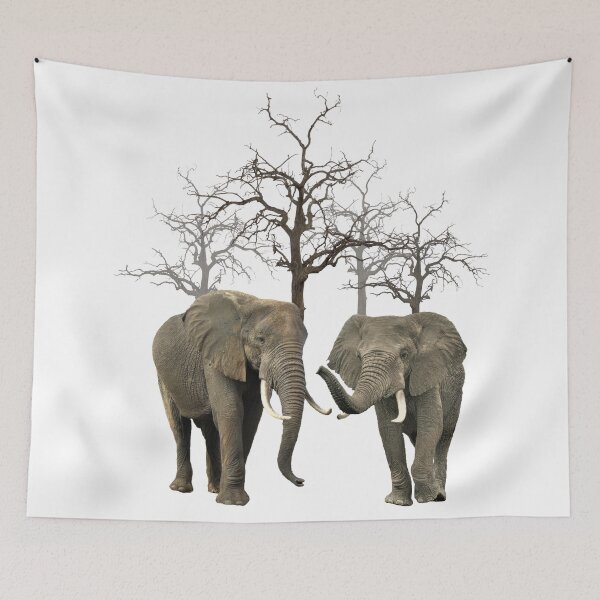 Item preview, Elephants and trees on safari in Kenya / Africa designed and sold by TShirtsundMehr.