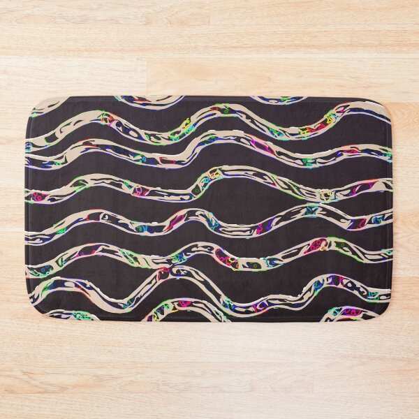 Item preview, Extreme Colored Waves Shape Chromatic Abstract Pattern in Classic Look Art Design designed and sold by Shirtilike.