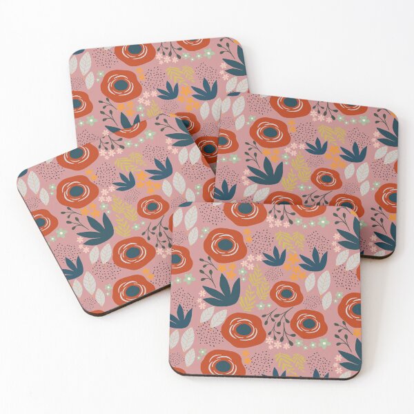 Item preview, Abstract floral pattern IV designed and sold by AllPrintsAndArt.