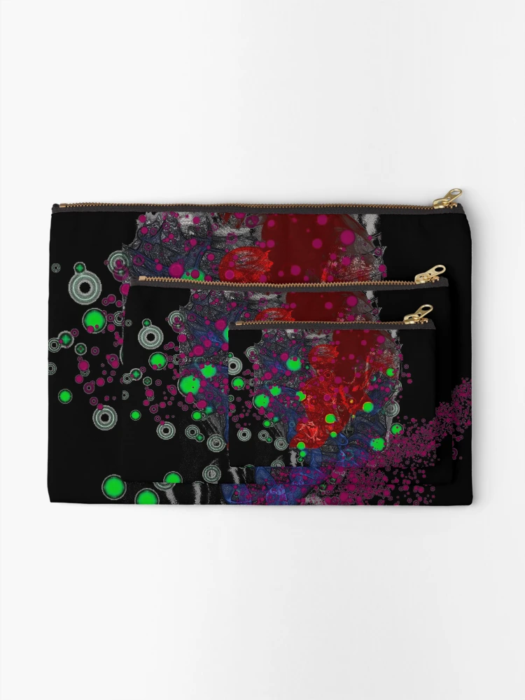 Thumbnail 2 of 4, Zipper Pouch, Hothead designed and sold by Elizabeth Austin-Craig.