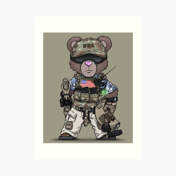 KABLE (Tan) Art Print