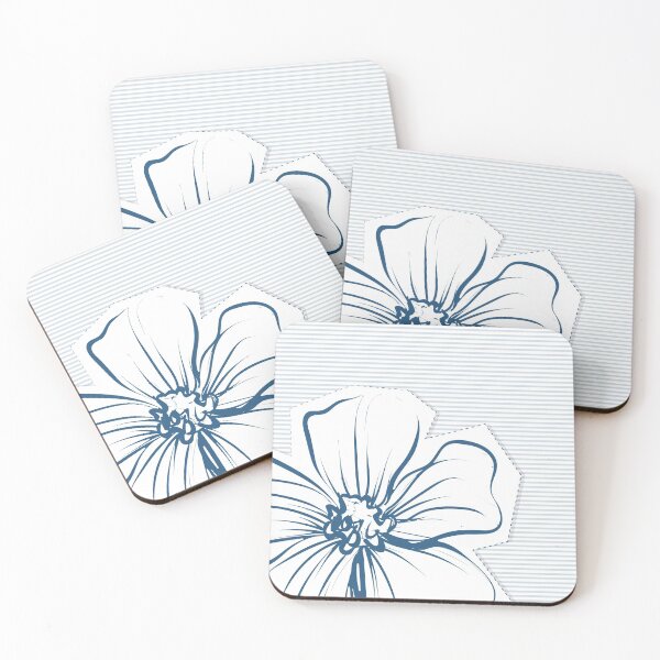 Item preview, A piece of my garden - Deep blue designed and sold by Ictodesign Merchandise.