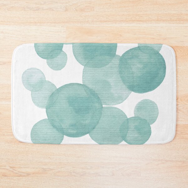 Item preview, Mint watercolor bubbles pattern designed and sold by IevaLiART.