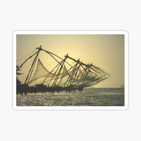 Chinese Fishing Nets Sticker