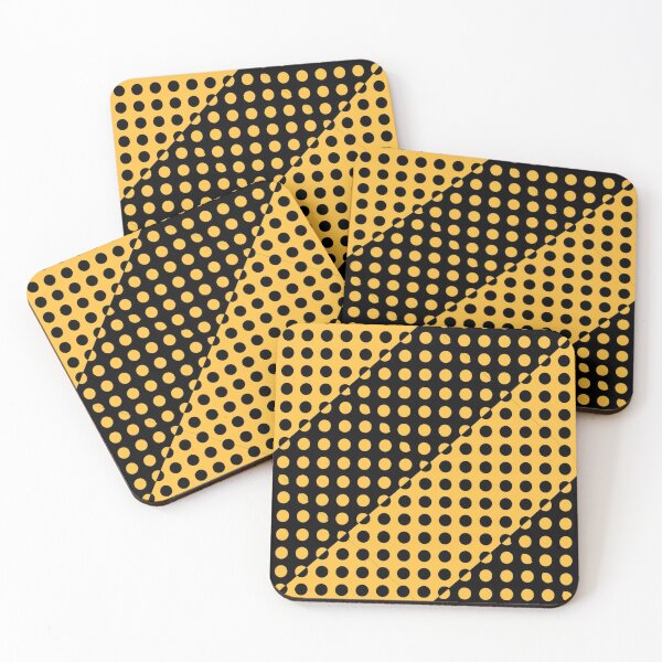 Item preview, Black and orange dots pattern designed and sold by tetibright.