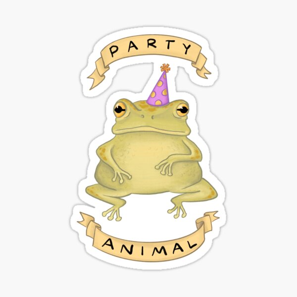 Artikel-Vorschau von Party Frosch, designt und verkauft von VioletMorrison.
