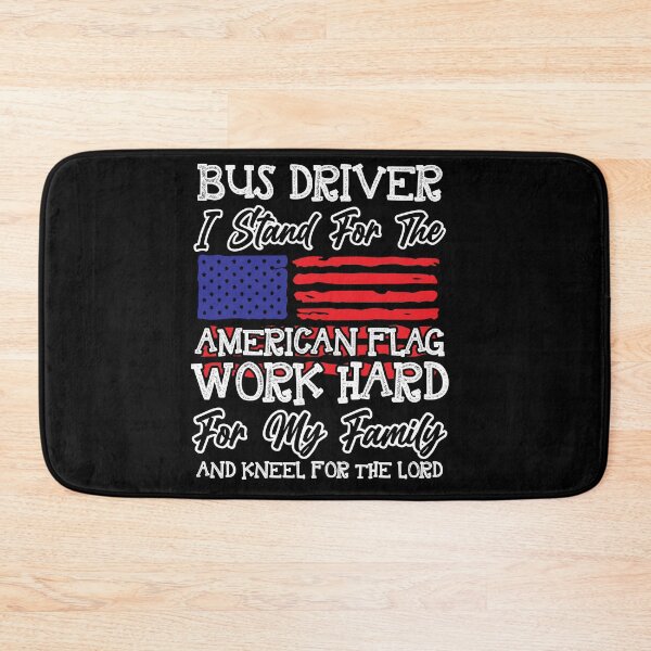 Item preview, American Falg Work Hard for a School Bus-Driver designed and sold by shirti.