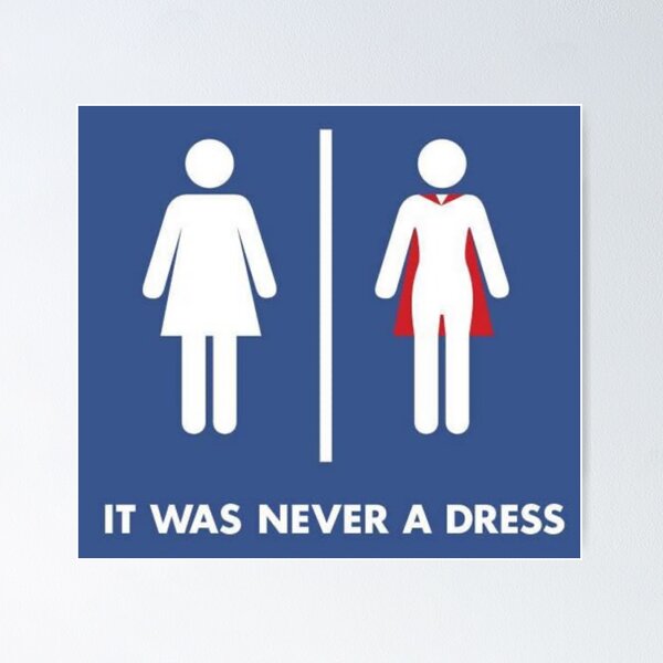 Item preview, It was never a dress , hero designed and sold by Roisin678.