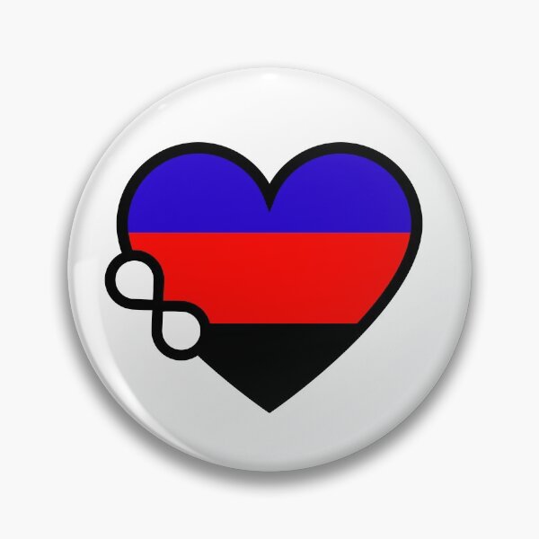 Item preview, Infinity Heart | Polyamory designed and sold by throuplescorner.