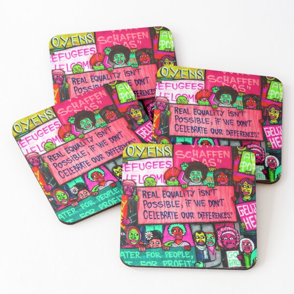 Item preview, Colorful protest graffiti quotes designed and sold by urban-color.