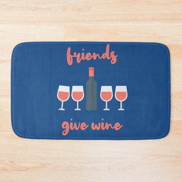 Item preview, Friends Give Wine - Happy Friendsgiving! designed and sold by WordsmithNerd.