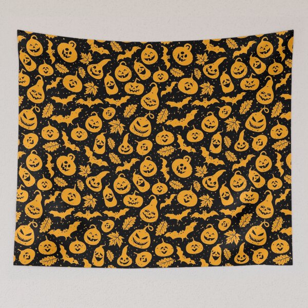 Item preview, Halloween pumpkin Patterns designed and sold by ReSama ⭐⭐⭐⭐⭐.