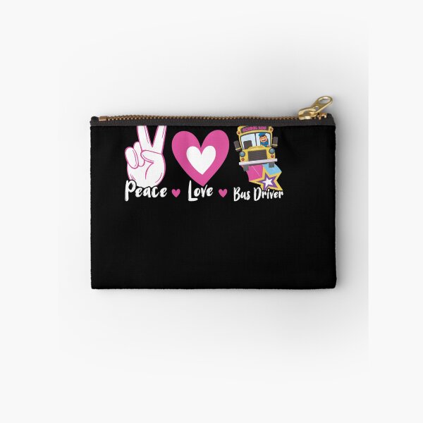 Item preview, Peace Love Bus Driver Design for a Man Woman Kids  designed and sold by shirti.