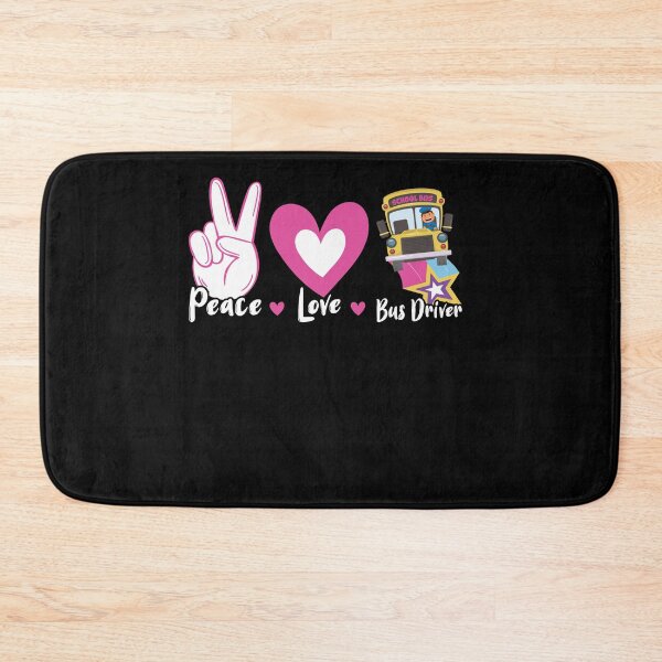 Item preview, Peace Love Bus Driver Design for a Man Woman Kids  designed and sold by shirti.