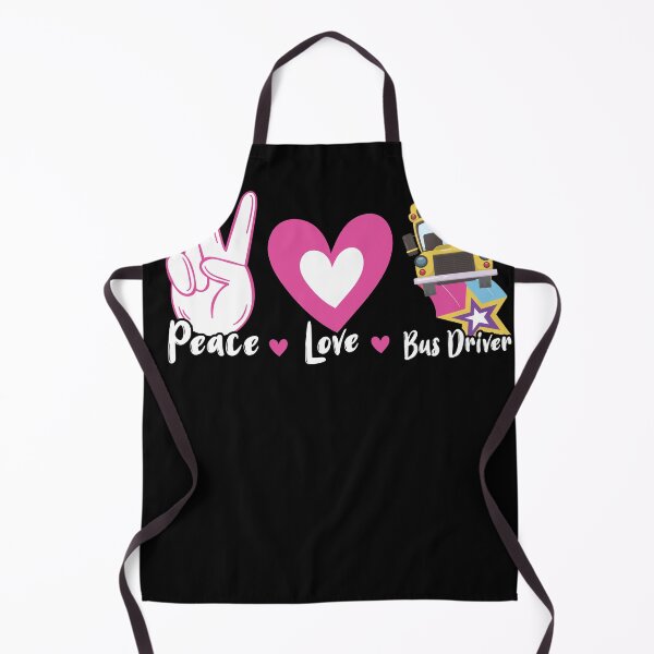 Item preview, Peace Love Bus Driver Design for a Man Woman Kids  designed and sold by shirti.