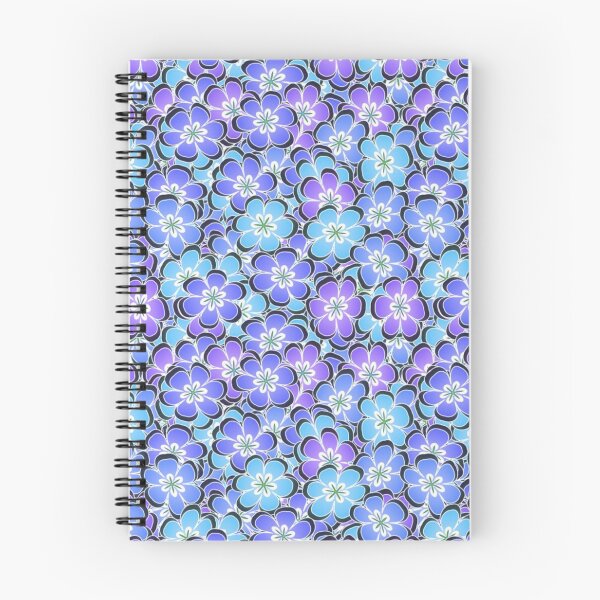 Item preview, Blue flowers pattern  designed and sold by Kvkrishna.