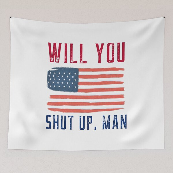 Item preview, Will you shut up man - Biden Debate 2020 designed and sold by ChaseCoClothing.