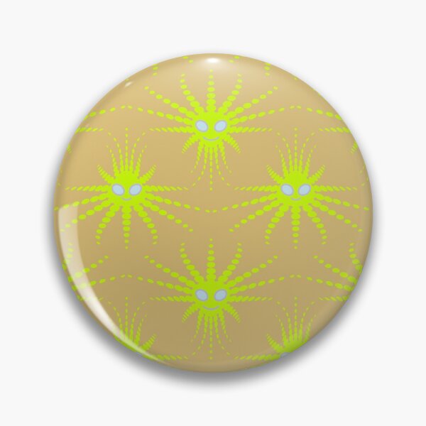 Item preview, Pattern with abstract alien neon green heads designed and sold by Anniomoro.