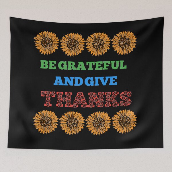 Item preview,  Be grateful and give thanks  designed and sold by Designhub14.