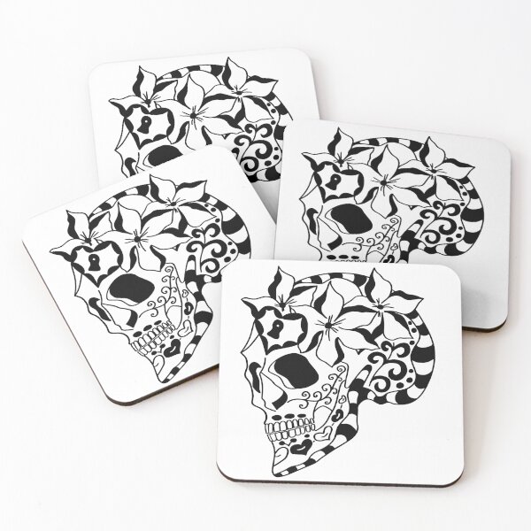 Item preview, Day of  The Dead  sugar skull  designed and sold by Marinakutukova.