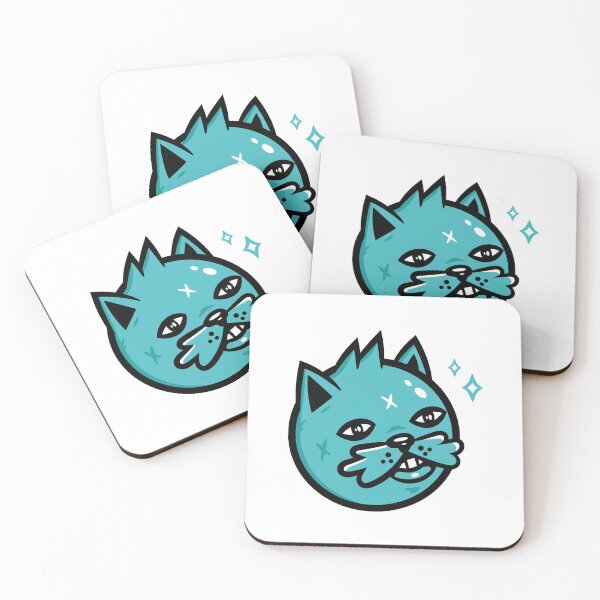 Item preview, Cute Cat Face, Blue Cat designed and sold by Makushkin28shop.