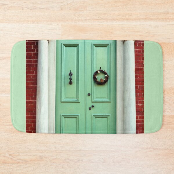 Item preview, Green Door with Arched Window designed and sold by Ollivrosa.