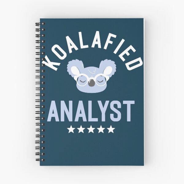 Aperçu de l'œuvre Koalafied Analyst - Funny Gift Idea for Analysts créée et vendue par betternotes.