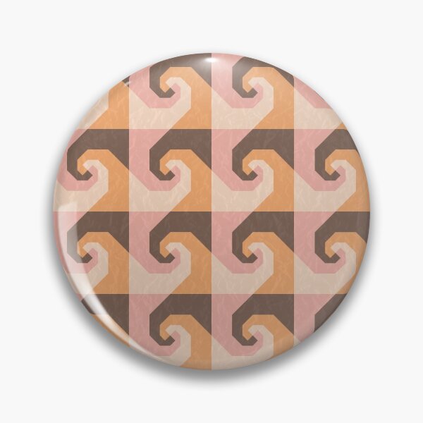 Artikelvorschau, Pfirsich geometrische Welle entworfen und verkauft von JPuckett-Design.