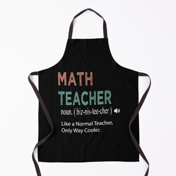 Item preview, Math Teacher Like a Normal Teacher Only Way Cooler / Math Teacher Defintion / MathematicianTeacher Gift Idea / Christmas Gift / Distressed Style designed and sold by Chamssou.