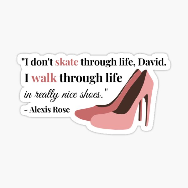 Item preview, Schitt's Creek "I walk through life" quote designed and sold by lewiskirby.