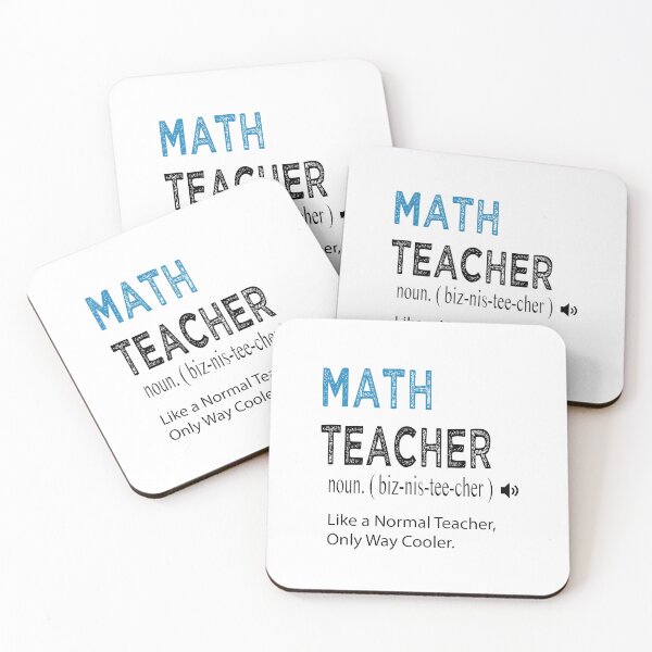 Item preview, Math Teacher Like a Normal Teacher Only Way Cooler / Math Teacher Defintion / MathematicianTeacher Gift Idea / Christmas Gift / Distressed Style designed and sold by Chamssou.