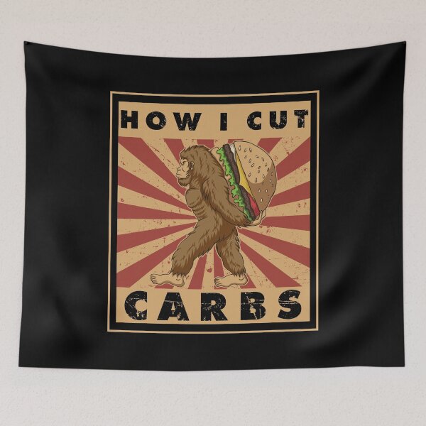 Item preview, How I Cut Carbs - I cut Cake not carbs designed and sold by tinypurpleland.