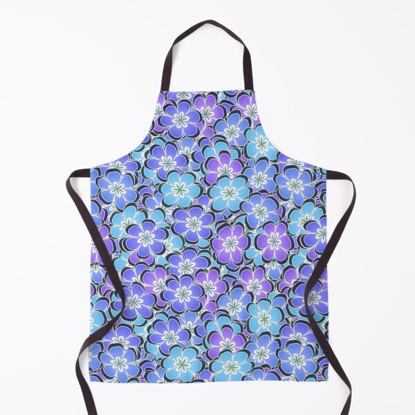Item preview, Blue flowers pattern designed and sold by Kvkrishna.