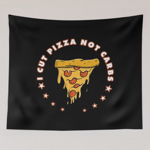 Item preview, I cut Pizza Not Carbs - I cut Cake not carbs designed and sold by tinypurpleland.