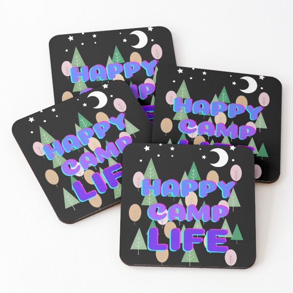 Item preview, Happy camp life designed and sold by Life-s-A-Hike.