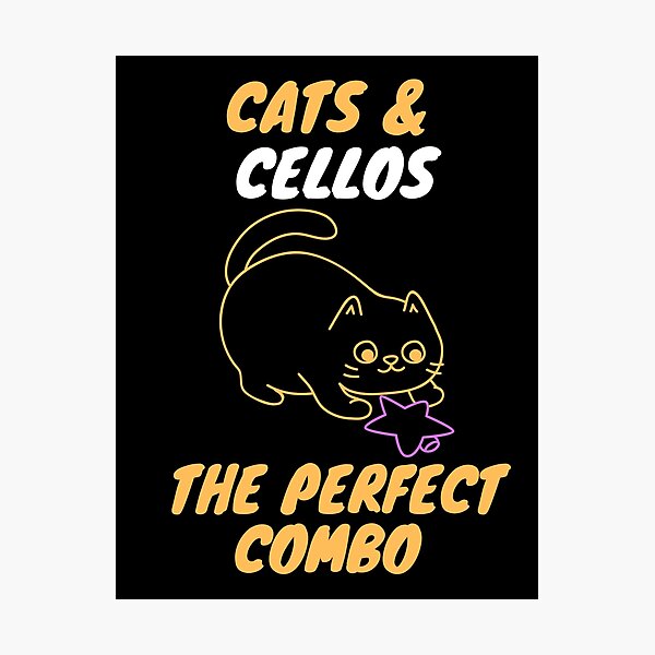 Item preview, Cats & cellos designed and sold by SnowballStep.