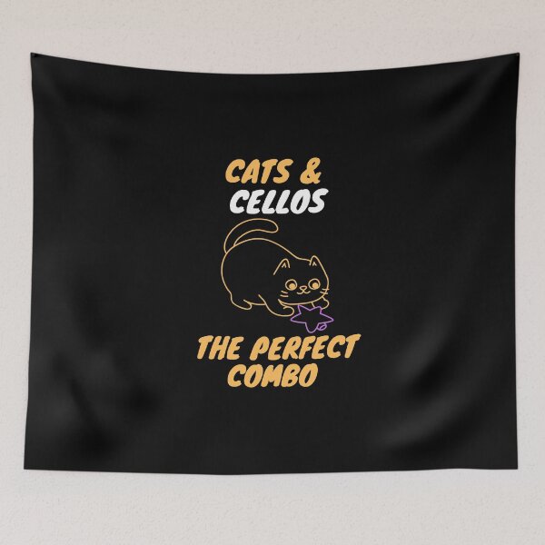 Item preview, Cats & cellos designed and sold by SnowballStep.