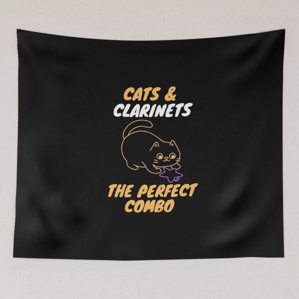 Item preview, Cats & clarinets designed and sold by SnowballStep.