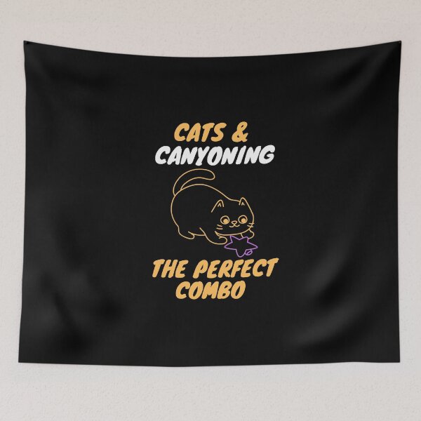 Item preview, Cats & canyoning designed and sold by SnowballStep.